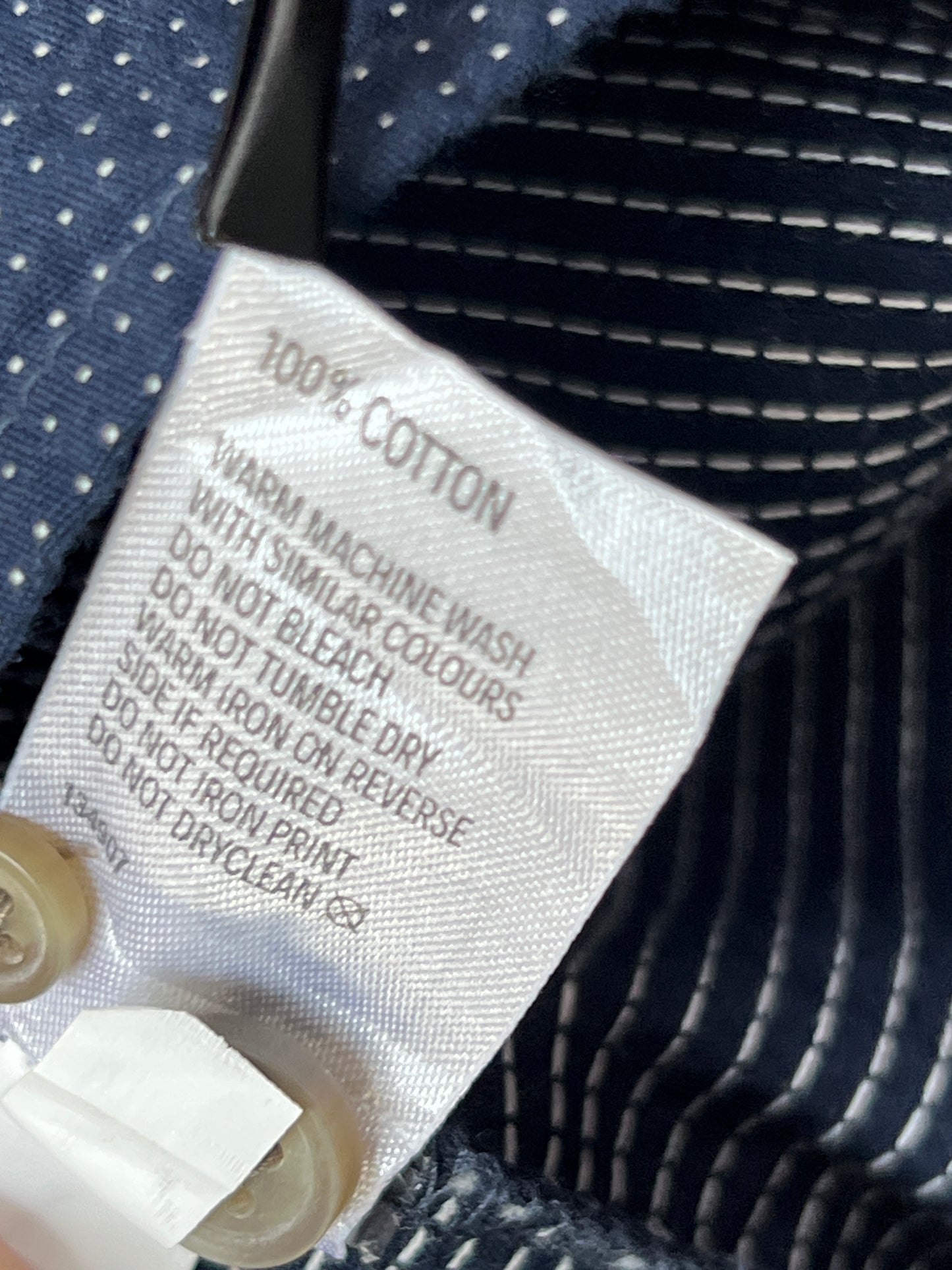 Clothing & CO.® Navy Blue with Polka Dots – (Chest: 22)