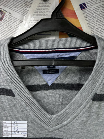 T*mmy Hilfiger® XL | Chest 25 | Grey | Sweater | Pima Cotton | 1855
