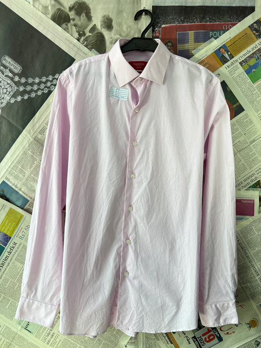 VAN HEUSEN® Peach Shirt – (Chest: 21)