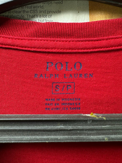Ralph Lauren® Small | Chest 19.5" | Red | T-Shirt | Cotton | 4216