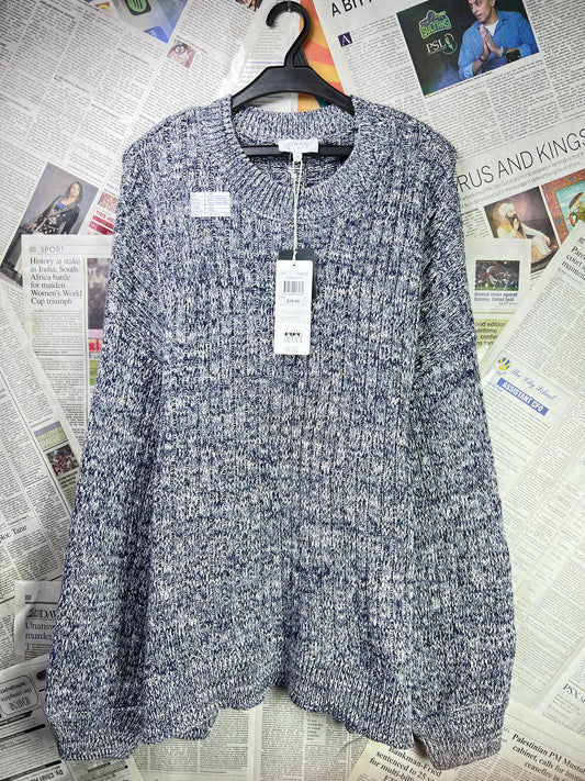 Women - Grab Denim® Medium | Bust 28" Oversize | Textured | Drop Shoulder Top | Cotton | 1847