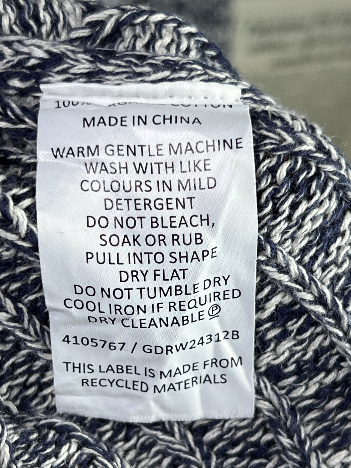 Women - Grab Denim® Medium | Bust 28" Oversize | Textured | Drop Shoulder Top | Cotton | 1847