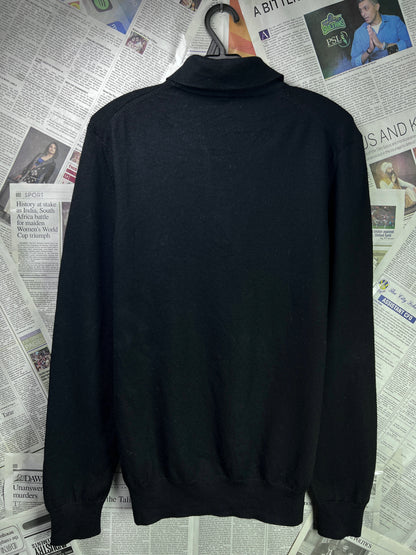 BOSS® Small | Chest 20.5 | Black | Light Pullover Sweater | Virgin Wool | 1866