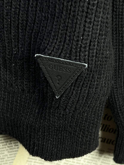 Guess® Medium | Chest 22.5 | Red & Black | Sweater | Cotton | 1924