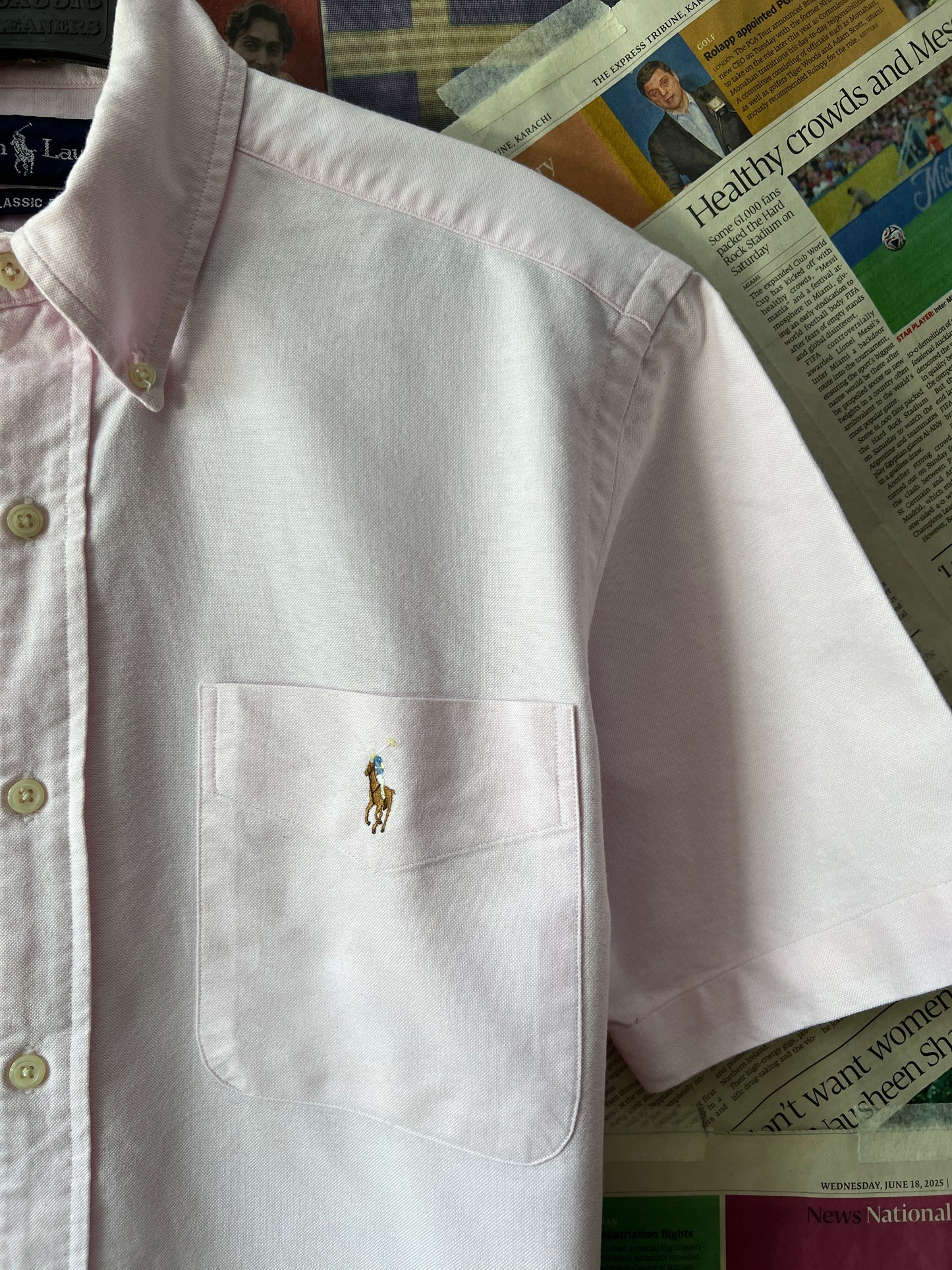 Ralph Lauren® Peach in Oxford – (Chest: 21)