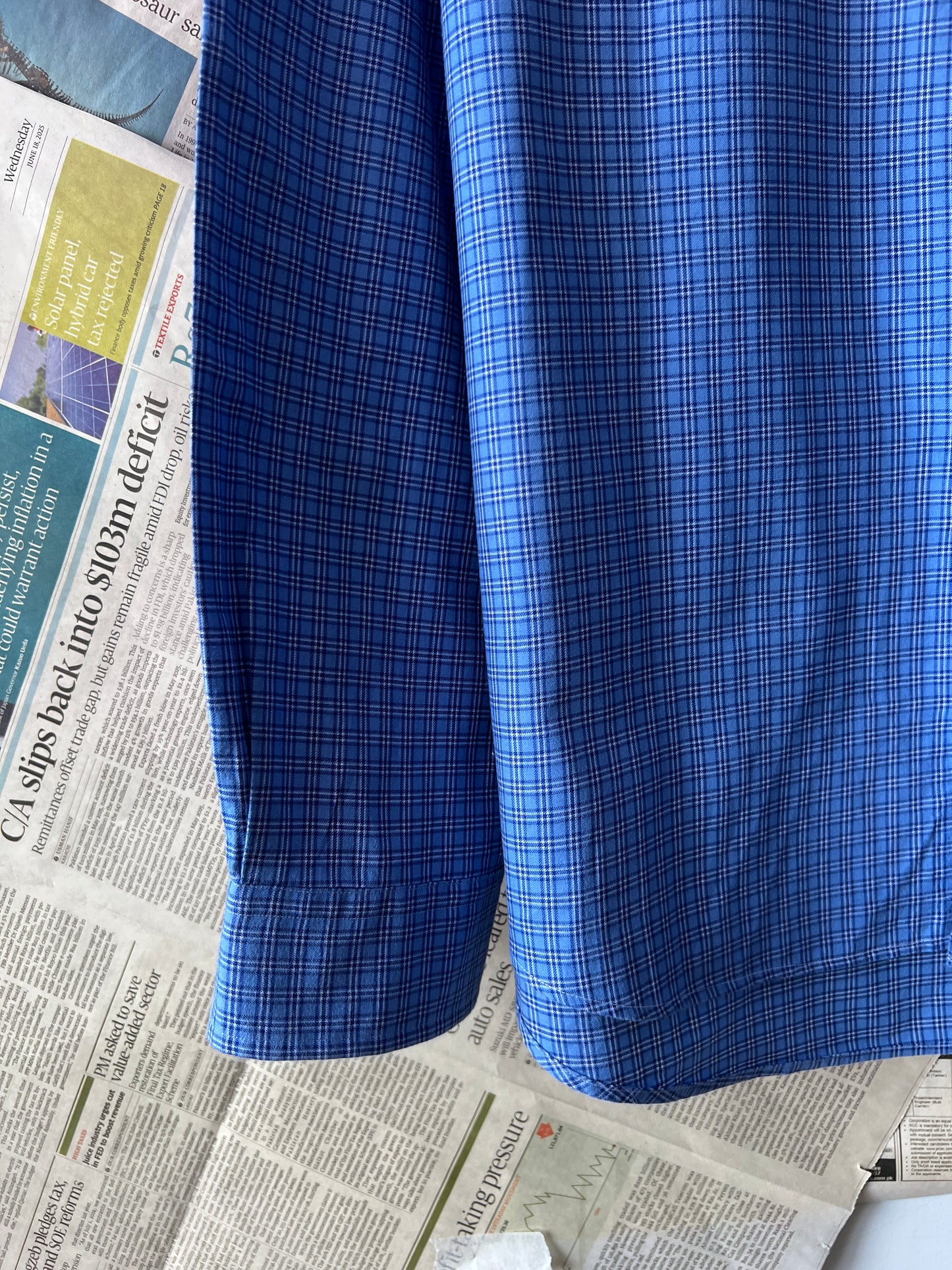 Ralph Lauren® Blue Check – (Chest: 26)