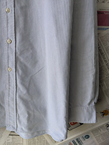 Ralph Lauren® Light Blue & White Stripes Oxford – (Chest: 27)